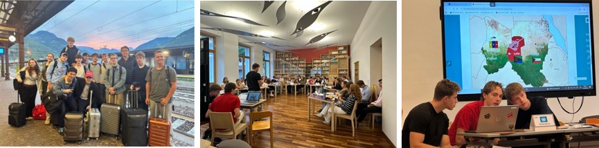 In humanitärer Mission in Bozen Erasmus plus Austausch 1